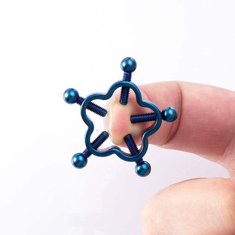 Braçadeiras Sensuais de Mamilo Nipple Clamps com Parafuso 2 Peças Braçadeiras Sensuais de Mamilo Nipple Clamps com Parafuso 2 Peças