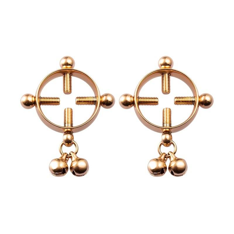 Braçadeiras Sensuais de Mamilo Nipple Clamps com Parafuso 2 Peças Braçadeiras Sensuais de Mamilo Nipple Clamps com Parafuso 2 Peças