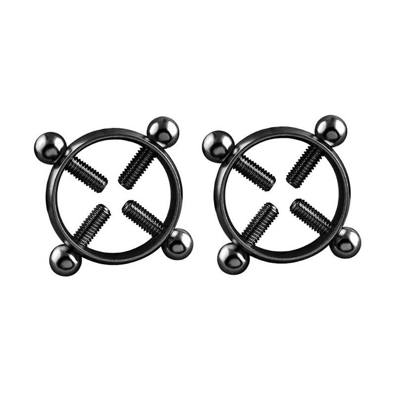 Braçadeiras Sensuais de Mamilo Nipple Clamps com Parafuso 2 Peças Braçadeiras Sensuais de Mamilo Nipple Clamps com Parafuso 2 Peças