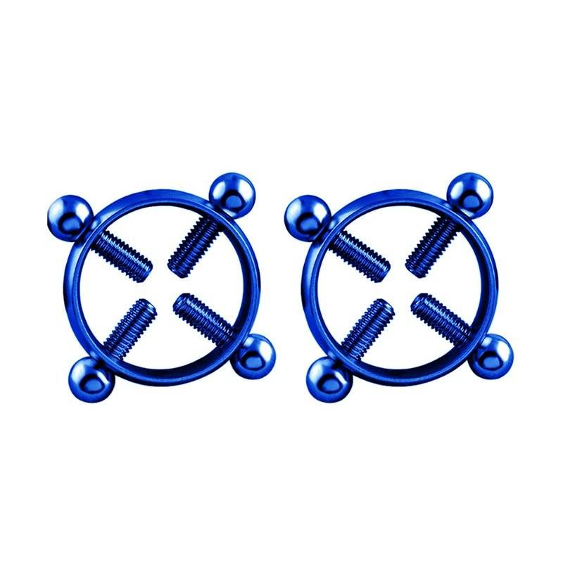 Braçadeiras Sensuais de Mamilo Nipple Clamps com Parafuso 2 Peças Braçadeiras Sensuais de Mamilo Nipple Clamps com Parafuso 2 Peças