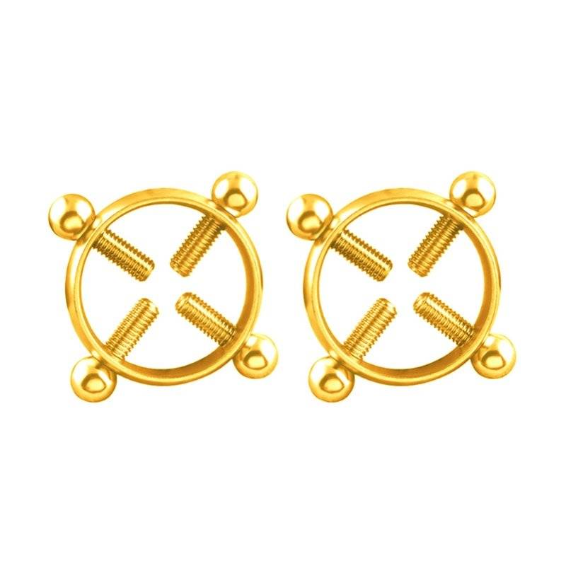Braçadeiras Sensuais de Mamilo Nipple Clamps com Parafuso 2 Peças Braçadeiras Sensuais de Mamilo Nipple Clamps com Parafuso 2 Peças