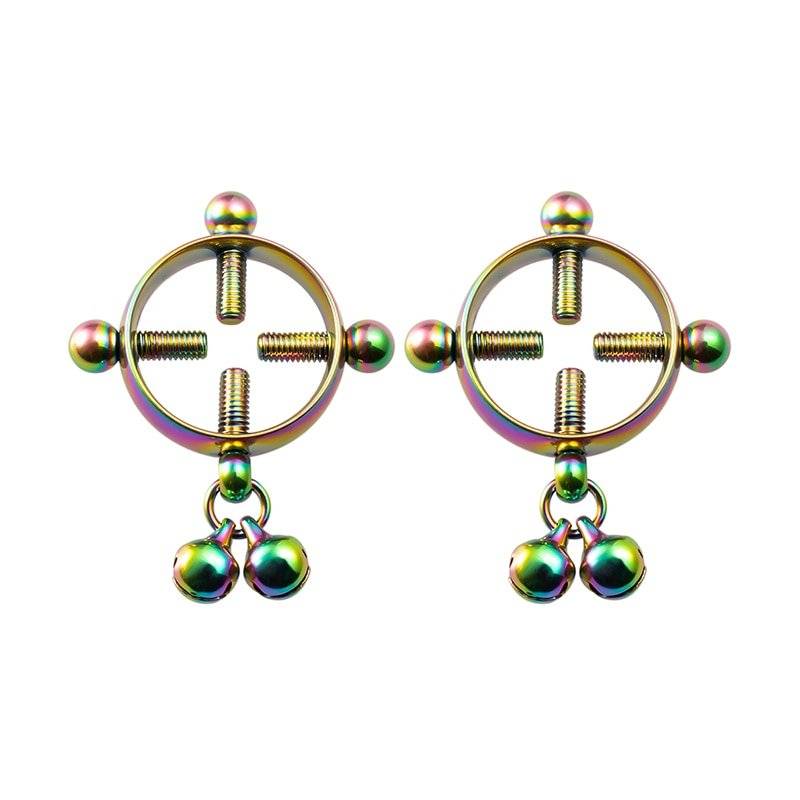 Braçadeiras Sensuais de Mamilo Nipple Clamps com Parafuso 2 Peças Braçadeiras Sensuais de Mamilo Nipple Clamps com Parafuso 2 Peças