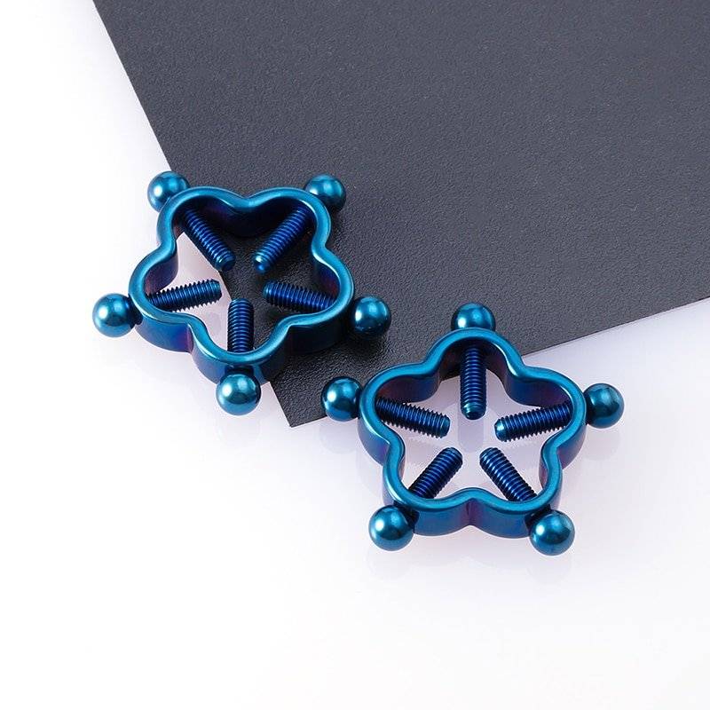 Braçadeiras Sensuais de Mamilo Nipple Clamps com Parafuso 2 Peças Braçadeiras Sensuais de Mamilo Nipple Clamps com Parafuso 2 Peças