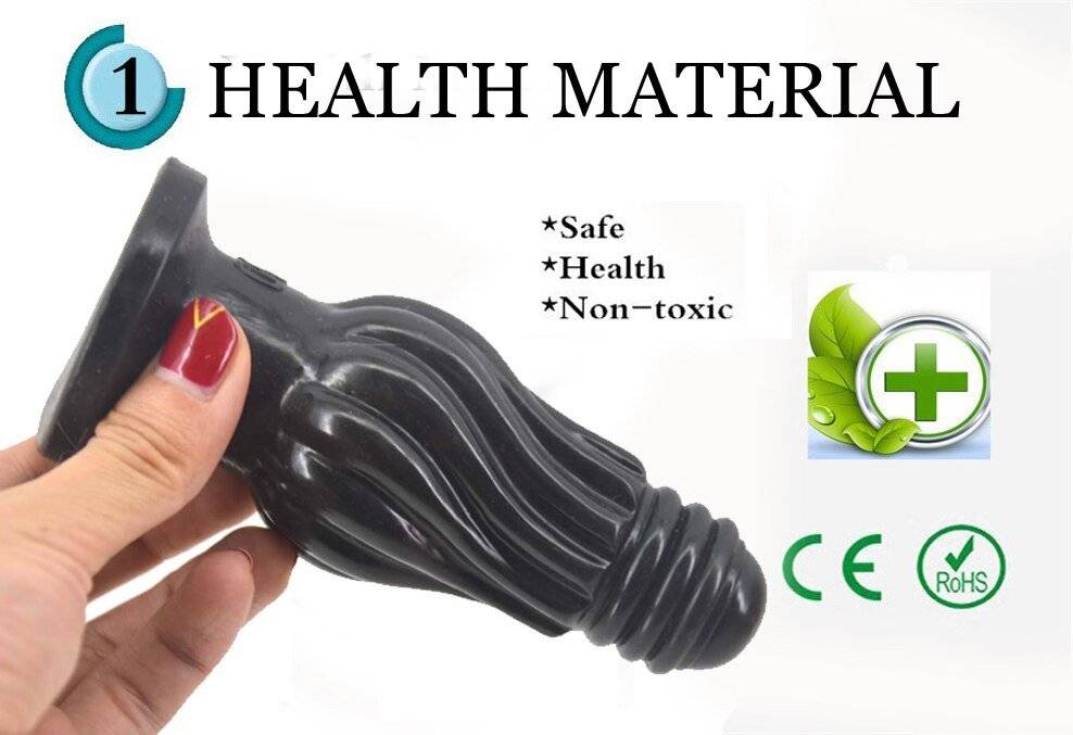 Plug Anal CHGD Bulbo ButtPlug 12CM Textura Profunda