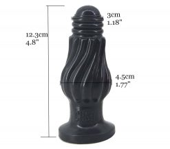 Plug Anal CHGD Bulbo ButtPlug 12CM Textura Profunda Inserção Plug anal
