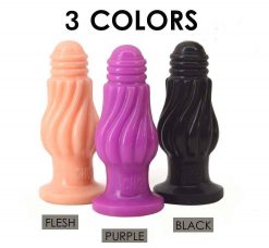 Plug Anal CHGD Bulbo ButtPlug 12CM Textura Profunda Inserção Plug anal