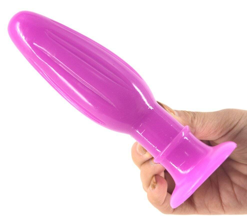 Plug Anal com Ventosa Médio 14,5CM Ass ButtPlug FAAK