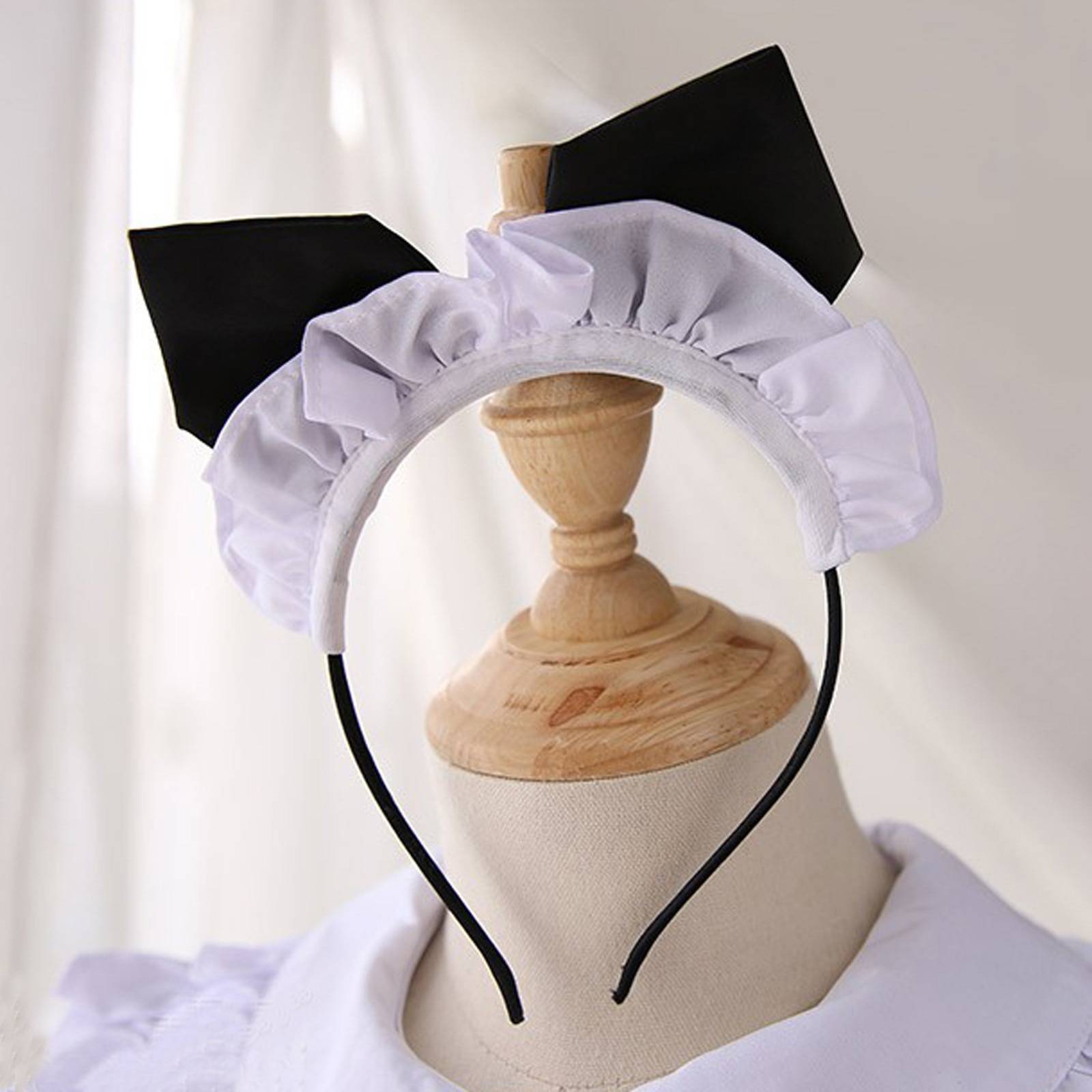 Fantasia de Doméstica Sissy Maid Vestido Empregada com Avental