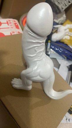 2022 New Creative Tintin Dinosaur Pendant Car Home Decor Ornament Resin Crafts Adult Spoof Chameleon Home Accessories Sem Categoria