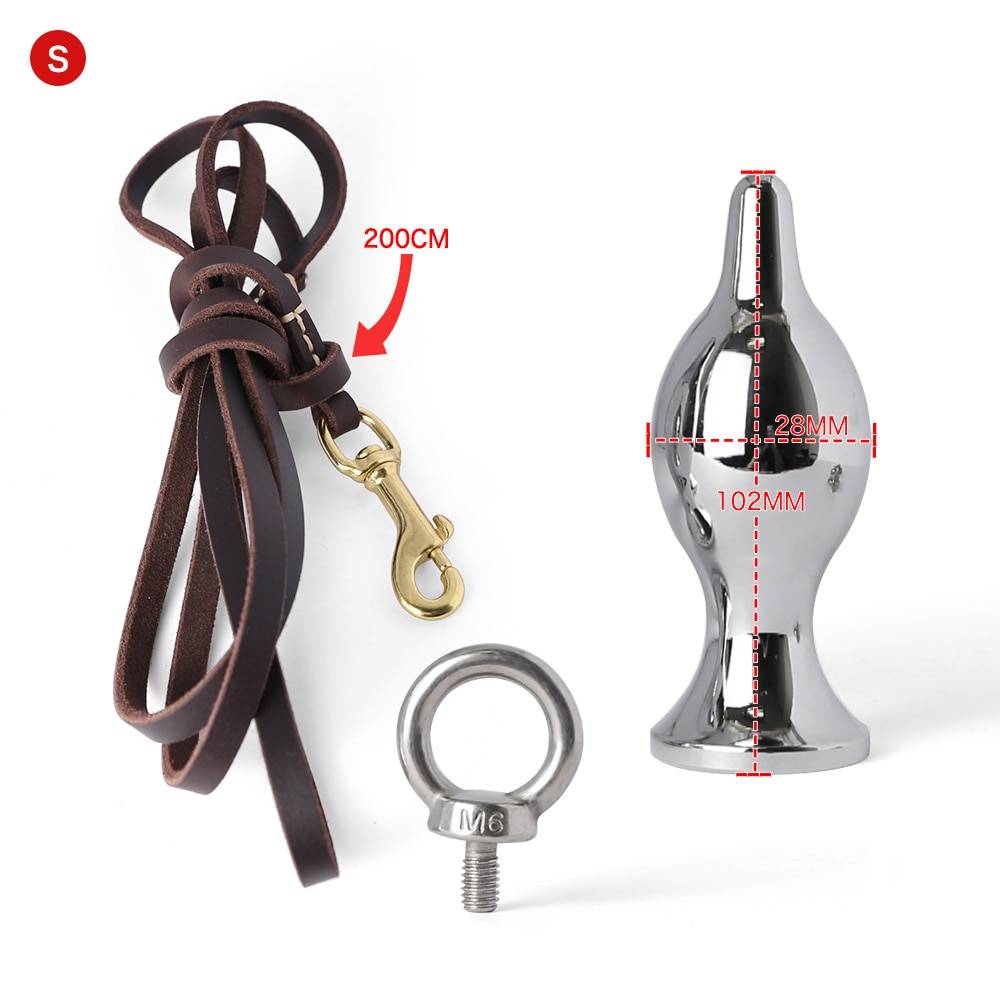 Anal de aço inoxidável plug com trela lock expandindo ass asslock butt plug grande ass trainer escravo sexo bondage brinquedos para o casal Anal de aço inoxidável plug com trela lock expandindo ass asslock butt plug grande ass trainer escravo sexo bondage brinquedos para o casal