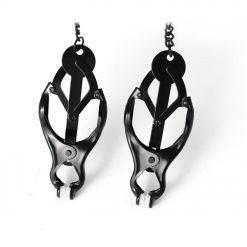 Bdsm metal grampos de mamilo clipes clipes clipes de mama clipes labia tortura jogar com corrente de aço bdsm bondage brinquedos sexuais para mulher Jogos Adultos Prendedor de Mamilos