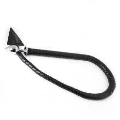 Cauda do diabo liga de alumínio butt plug com couro cauda chicote próstata massageador adulto jogo anal bdsm brinquedos para homem Inserção Plug anal