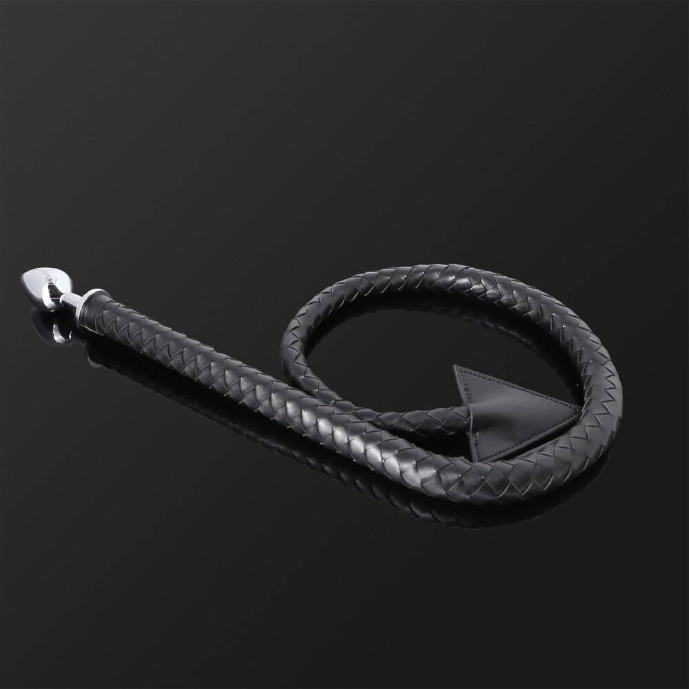 Cauda do diabo liga de alumínio butt plug com couro cauda chicote próstata massageador adulto jogo anal bdsm brinquedos para homem