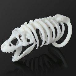 Esqueleto leve gaiola 3d impresso castidade gaiola bloqueio manga castidade dispositivo bdsm gags brinquedos sexuais para homem Cintos de Castidade