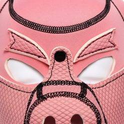 Máscara de personagem e cosplay de porco, capuz com orelhas e capuz, brinquedo erótico para adultos, produtos sexuais BDSM Máscara
