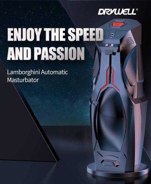 Masturabador Masculino Drywell Lamborghini Bluetooth Vibradores Eletroestimulação