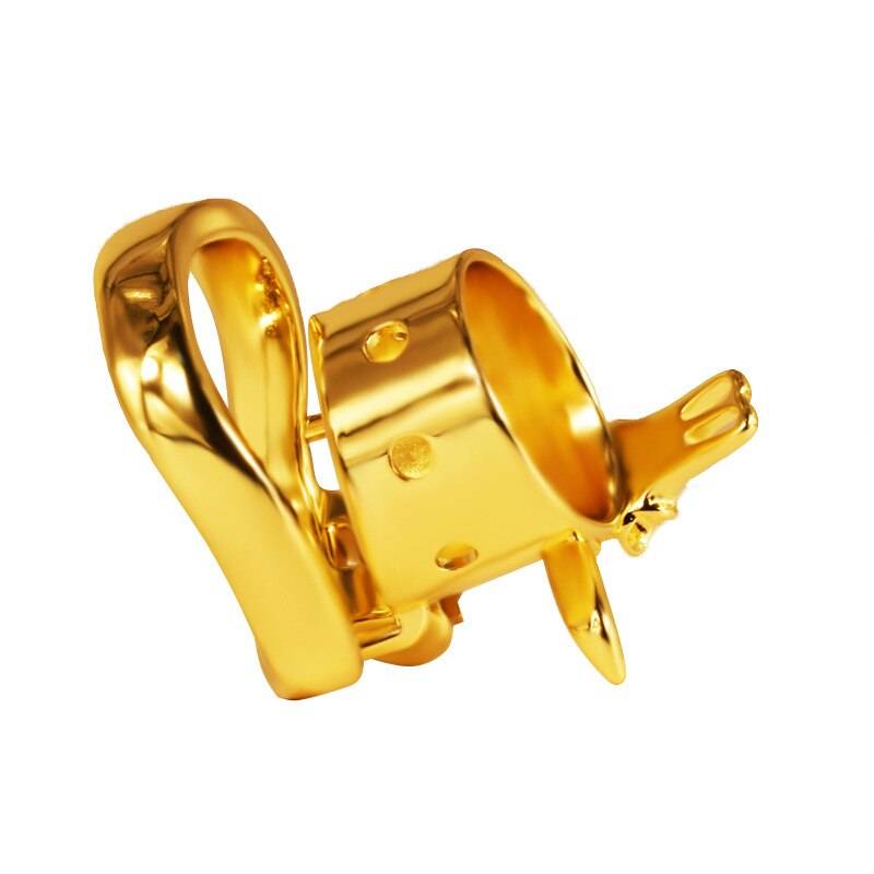 Newes cabeça de touro dourado aço inoxidável masculino castidade gaiola fetiche metal pênis anel bloqueio galo bondage cinto dispositivo brinquedos sexuais para homens