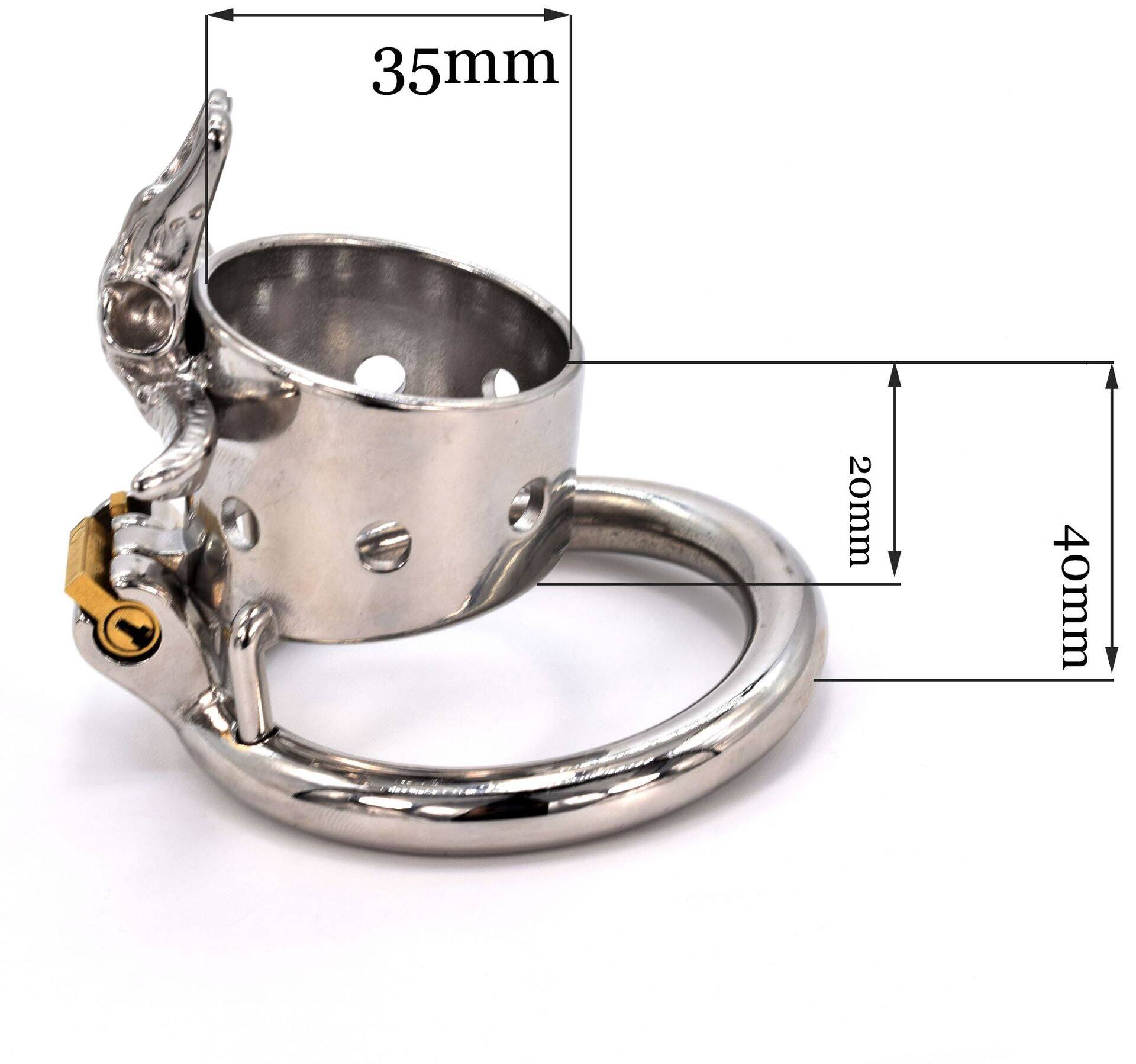 Newes cabeça de touro dourado aço inoxidável masculino castidade gaiola fetiche metal pênis anel bloqueio galo bondage cinto dispositivo brinquedos sexuais para homens