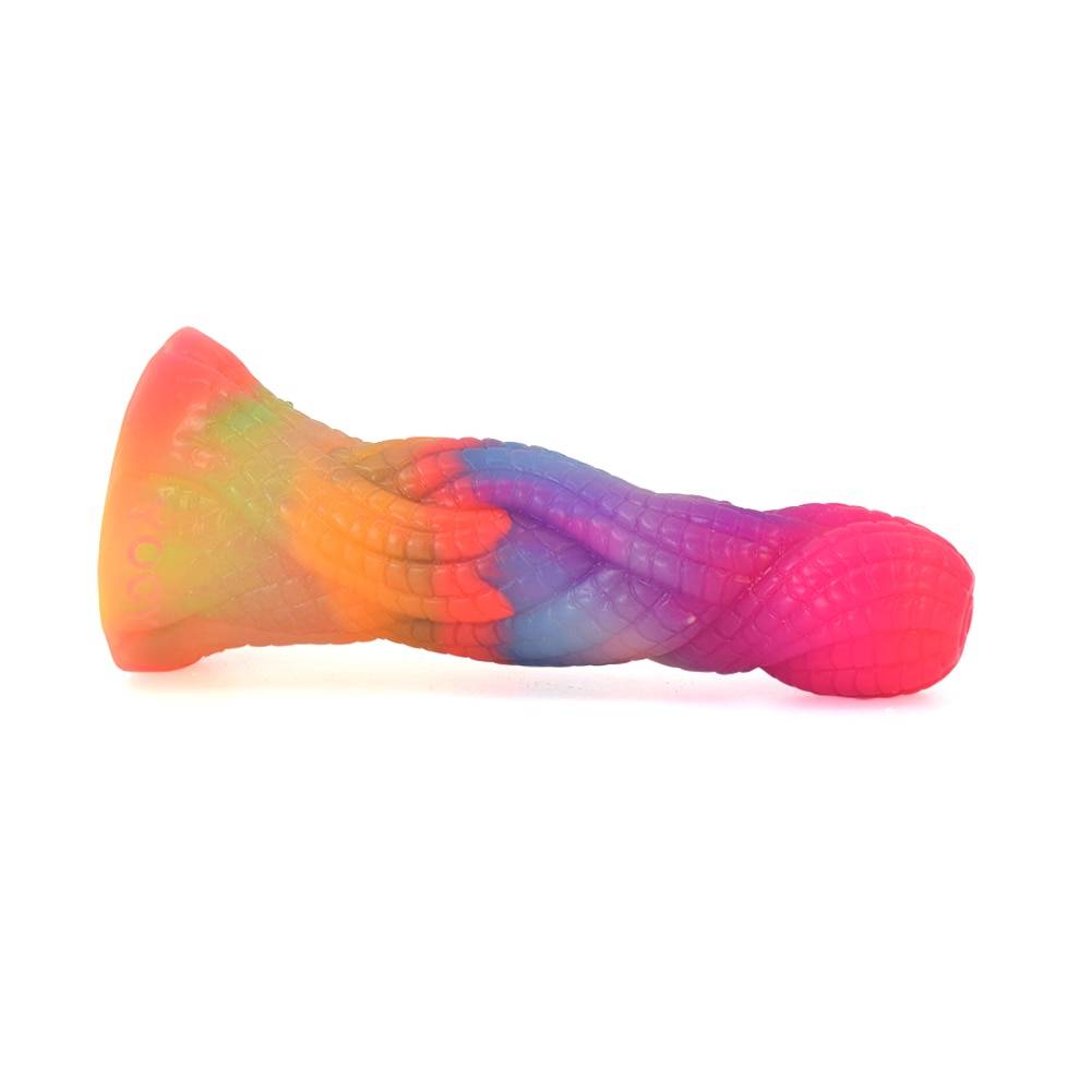 Nnsx mini cor luminosa vibrador dragão animal pênis iniciante brilho por absorção de luz masturbadores com ventosa brinquedos sexuais loja