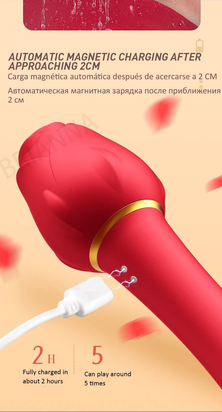 Rosa vibator brinquedo vibradores de silicone para as mulheres varinha mágica rosa sucção vibrador clitóris estimulador mamilo otário brinquedos sexuais loja