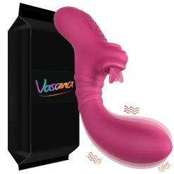 Vibrador Feminino Double Orgasm Rabbit Lick Vibradores