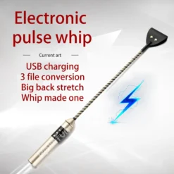 Chicote de choque elétrico recarregável por USB