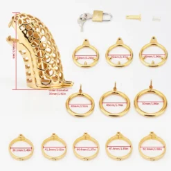 Anéis de base da gaiola Golden Snake nos diâmetros de 38,1 a 50,8 mm