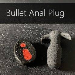 Bullet Anal Plug Mini Vibrador Controle Remoto Hotboy Inserção Plug anal