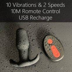 Bullet Anal Plug Mini Vibrador Controle Remoto Hotboy Inserção Plug anal