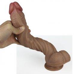 Consolo Realista Huge Flexible Dick Inserção Consolo