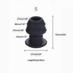 Plug Anal Oco Expansor Silicone ButtPlug Enema Inserção