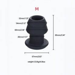 Plug Anal Oco Expansor Silicone ButtPlug Enema Inserção