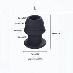 Plug Anal Oco Expansor Silicone ButtPlug Enema Inserção