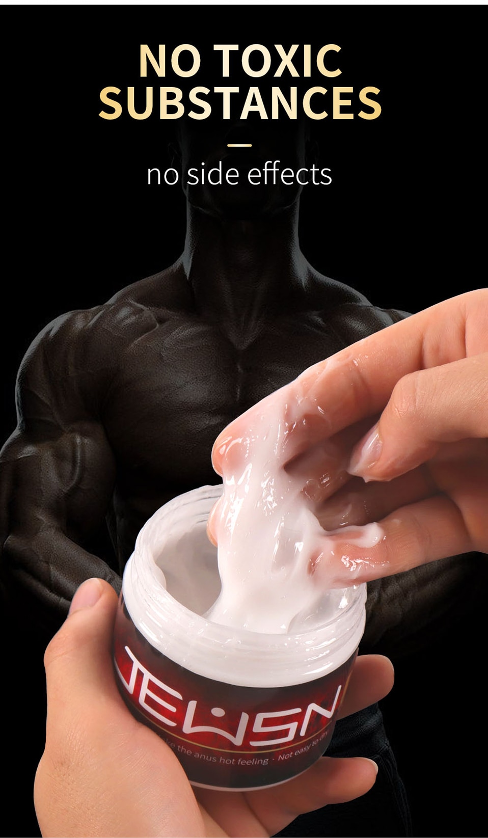 Punho de Analgésico Para Das Mulheres Dos Homens O Fisting Lubrificante Sexo Anal Lubrificante Anti-Dor Bunda Sexo Lubrificação Com Graxa Creme Óleo Gel Adultos Do Sexo Gay