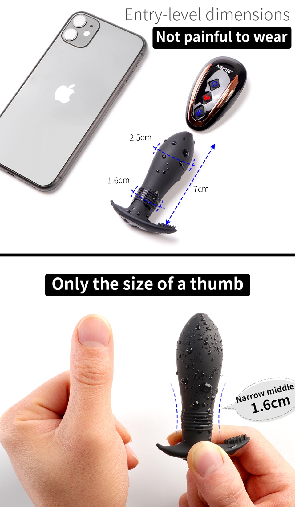 Wireless Anal Vibrator For Women Men Butt Plug Prostate Massager Remote Control Anal Plug Intimate Goods Sex Toys For Adults Gay