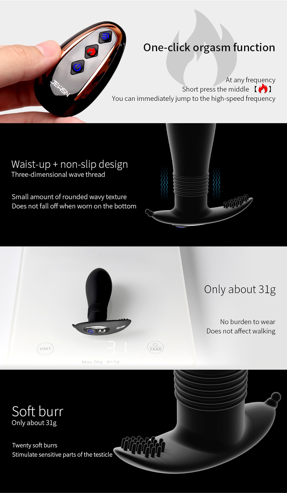 Wireless Anal Vibrator For Women Men Butt Plug Prostate Massager Remote Control Anal Plug Intimate Goods Sex Toys For Adults Gay