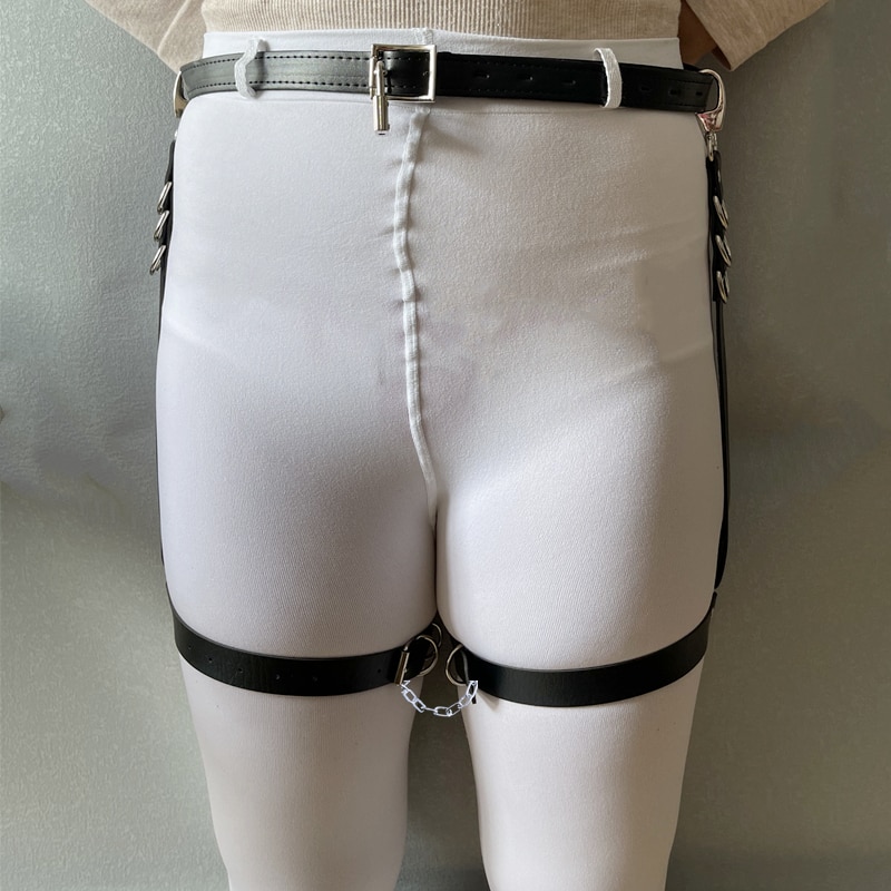 Ddlg/abdl restrição outfit lockable lolita vestido com bloqueio anklecuffs colarinho sexy traje para mulher mais tamanho amante masculino