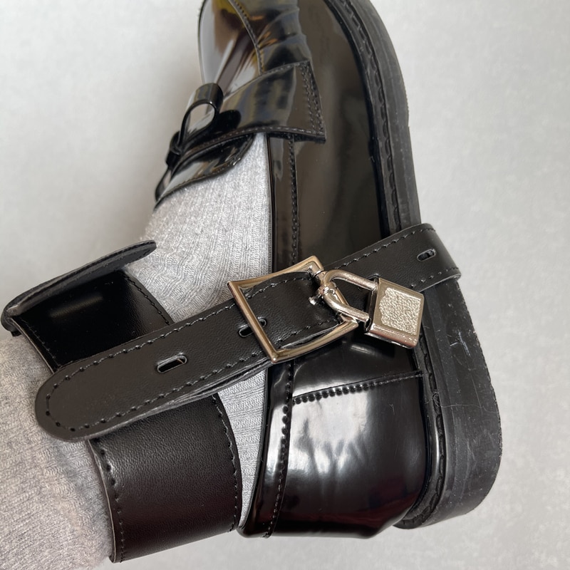 Ddlg/abdl restrição outfit lockable lolita vestido com bloqueio anklecuffs colarinho sexy traje para mulher mais tamanho amante masculino