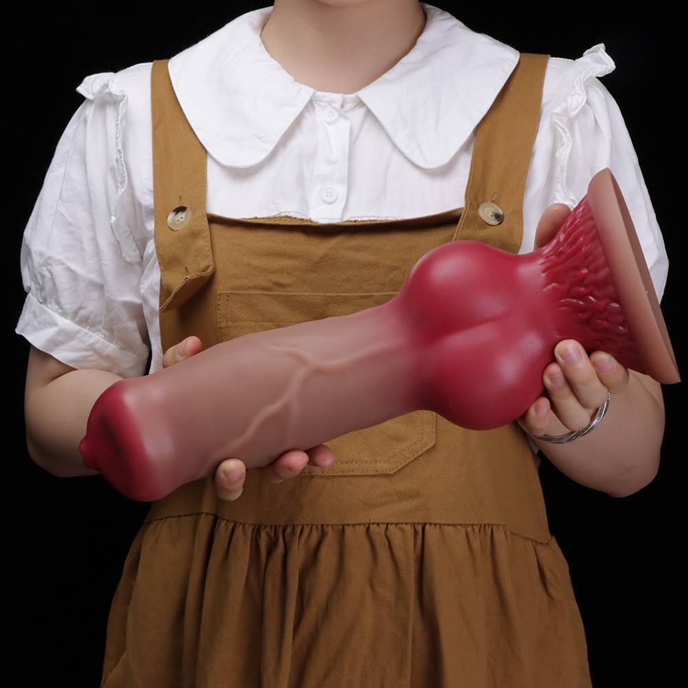 2022 enorme pequeno grande nó cão vibrador com ventosa para as mulheres brinquedos sexy animal lobo vibradores anal plug silicone sex shop 18 novo