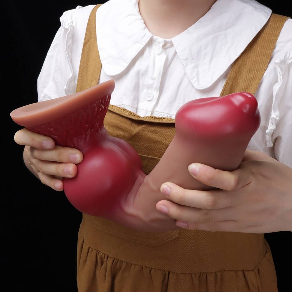 2022 enorme pequeno grande nó cão vibrador com ventosa para as mulheres brinquedos sexy animal lobo vibradores anal plug silicone sex shop 18 novo