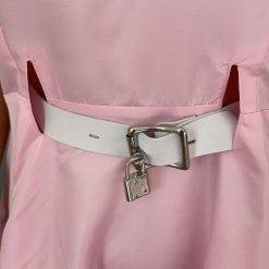 Ddlg/abdl restrição outfit lockable lolita vestido com bloqueio anklecuffs colarinho sexy traje para mulher mais tamanho amante masculino Vestuário