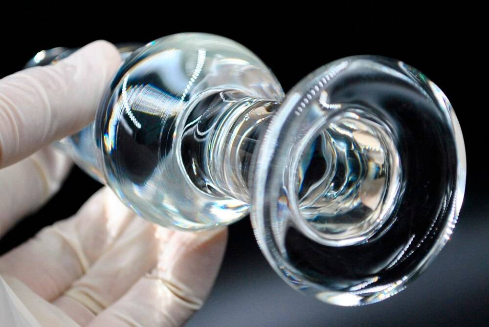 Grande pyrex vidro anal contas grandes bolas de cristal vibrador pênis bunda plug artificial pau masturbar adulto brinquedo do sexo para mulheres