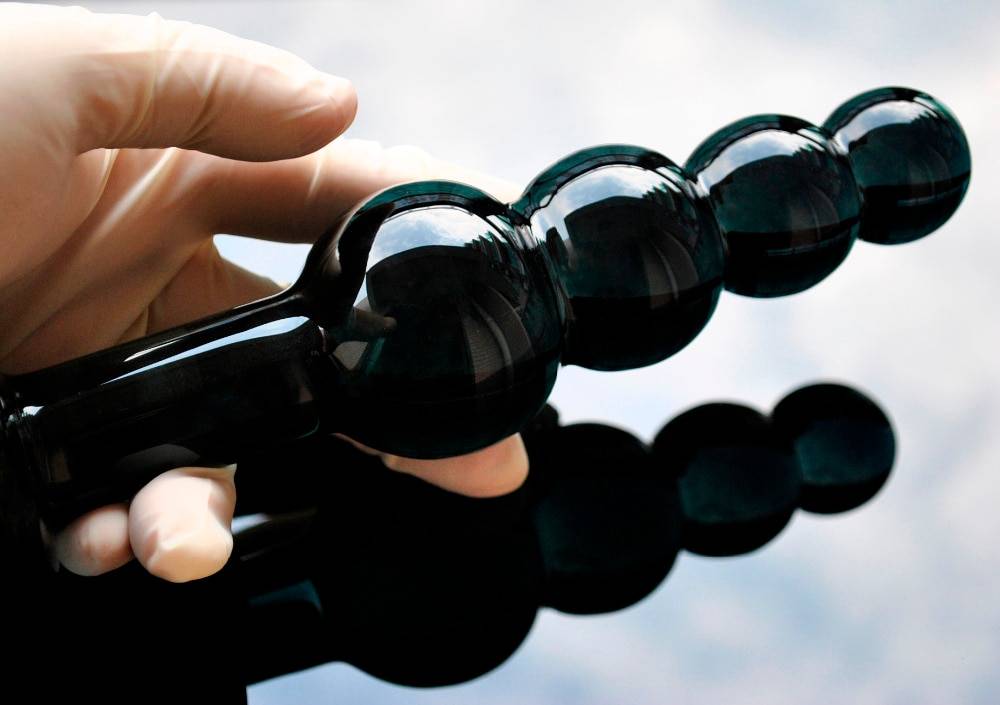 Grande pyrex vidro anal contas grandes bolas de cristal vibrador pênis bunda plug artificial pau masturbar adulto brinquedo do sexo para mulheres