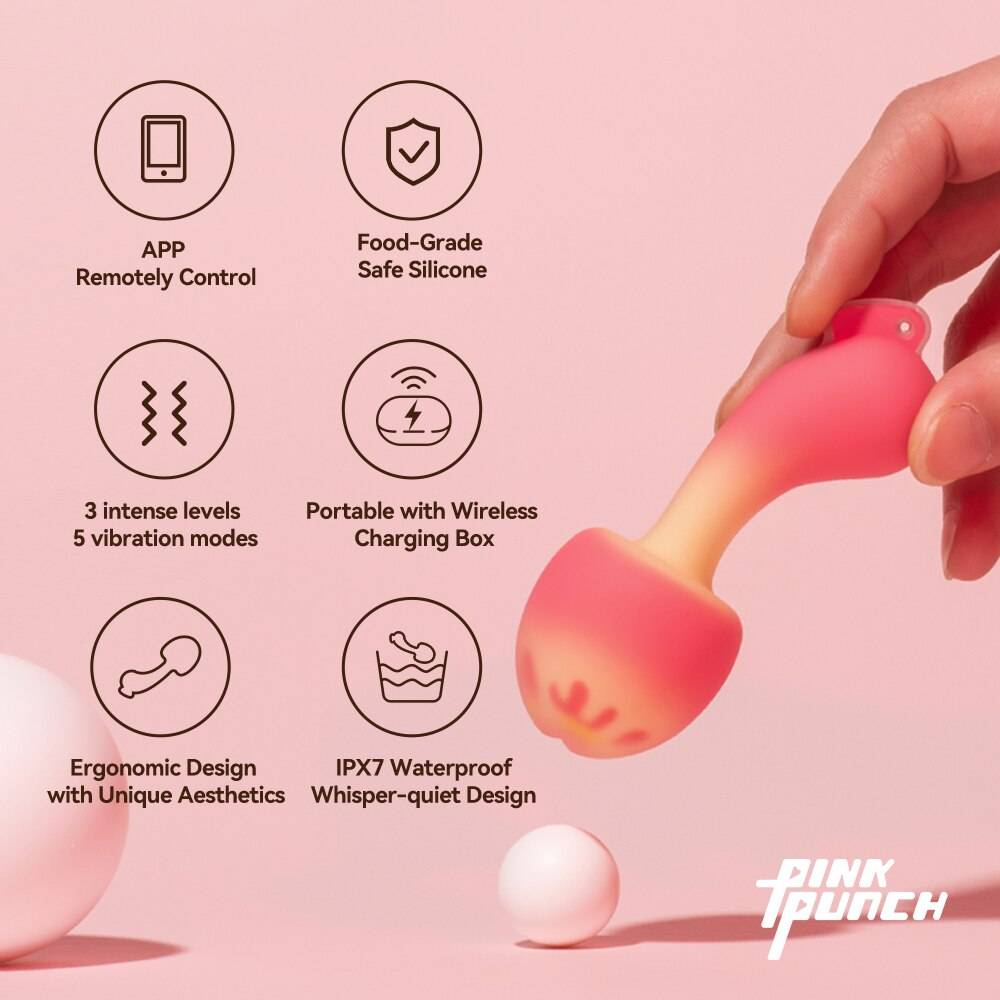Licklip app controle remoto vibrador vibrador wearable vibradores para mulher g-ponto clitóris com caixa de carregamento cogumelo vibrador Vibradores