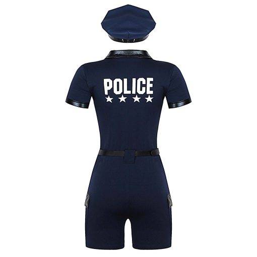 Macacão Feminino Fantasia de Policial Vestuário
