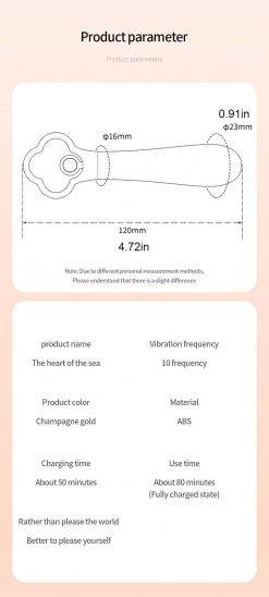 Mini Vibrador de Dedo Heart of The Ocean Vibradores