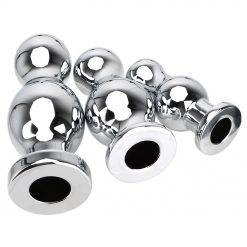 Olo, plugue anal oco de metal, dilatador anal, plug anal, estimulador de ponto g, plug anal, brinquedos sexuais para mulheres e homens Inserção