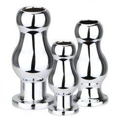 Olo, plugue anal oco de metal, dilatador anal, plug anal, estimulador de ponto g, plug anal, brinquedos sexuais para mulheres e homens Inserção