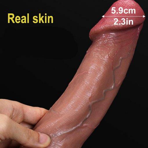 Pênis Consolo Realista Soft Skin Cacete Inserção Consolo