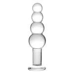 Plug Anal de Vidro Butt Glass Beads 18CM Inserção Vidro Plug anal